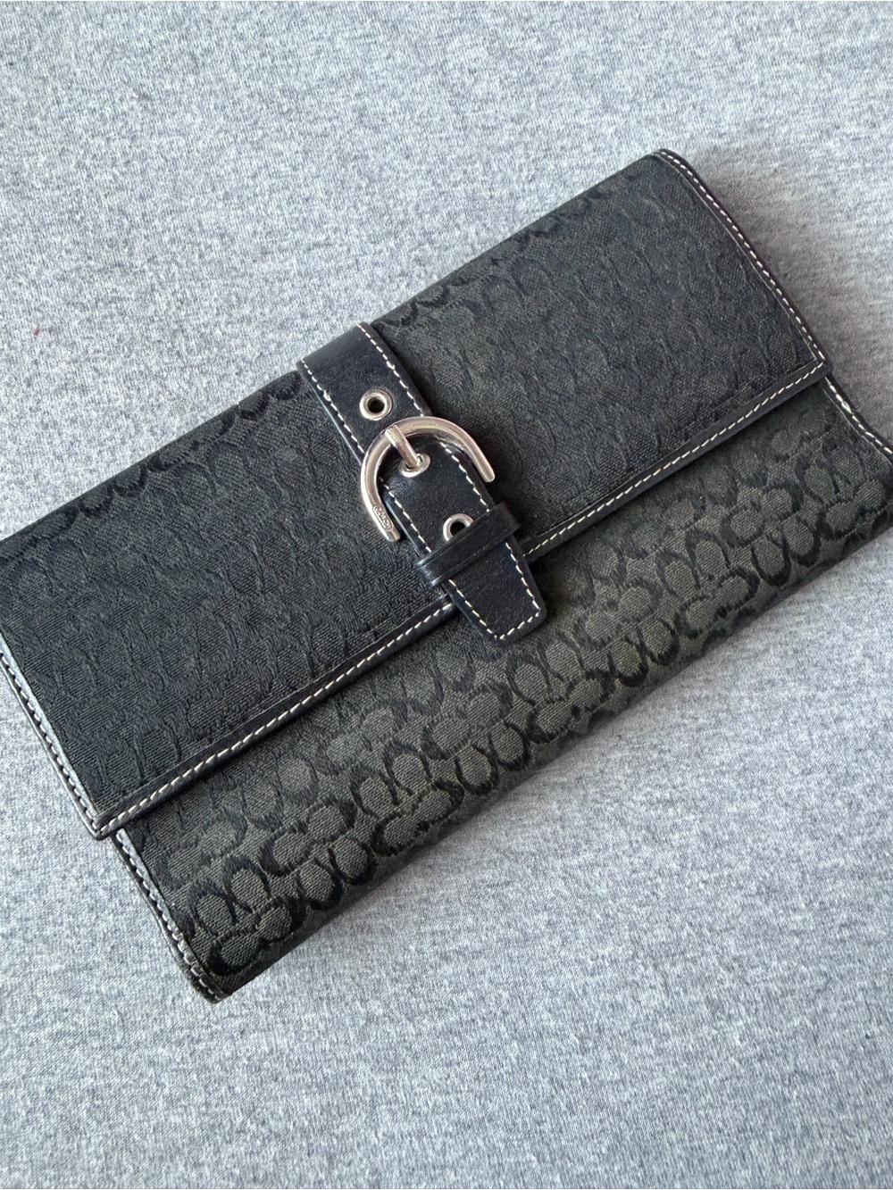 Vintage Coach Soho long wallet with check book insert